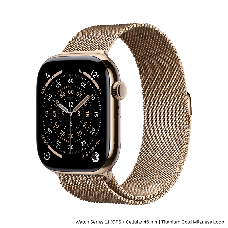 iCare Series 11 Milanese Smartwatch — Gold