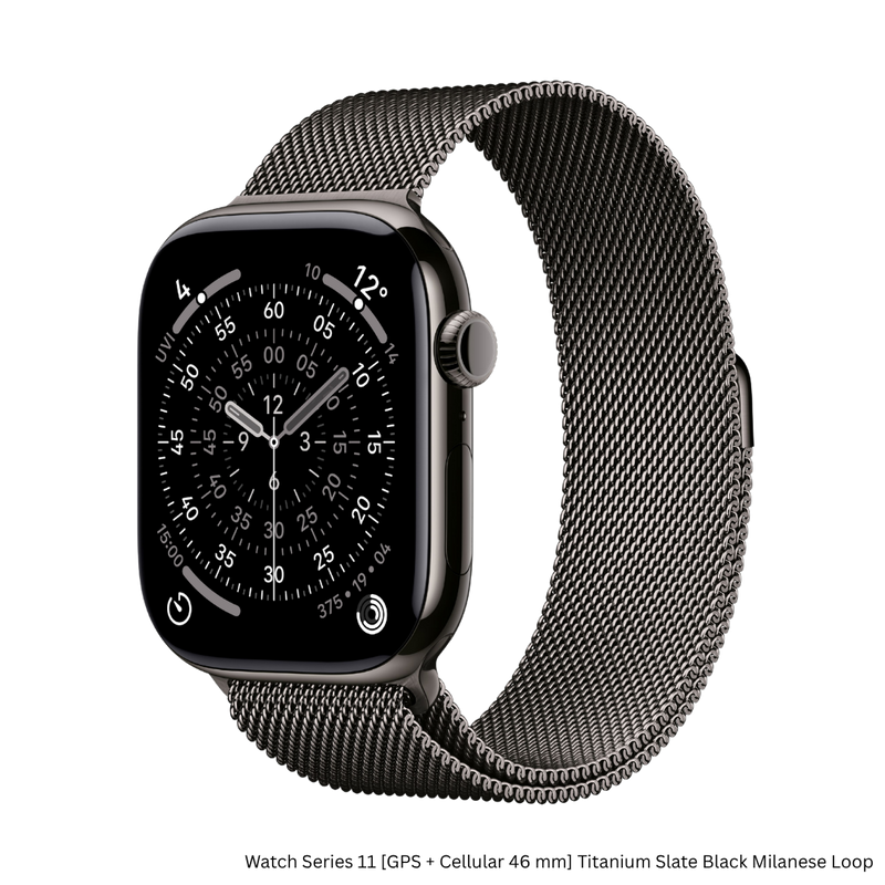 iCare Series 11 Milanese Smartwatch — Slate Black