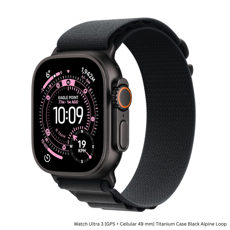 iCare Ultra 3 Smartwatch — Black Alpine Loop