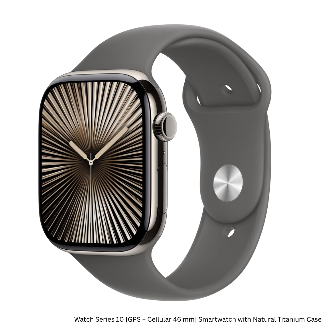 iCare Series 10 Smartwatch — Natural Titanium