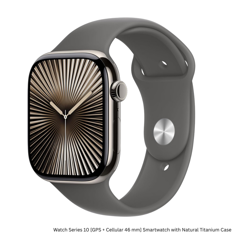iCare Series 10 Smartwatch — Natural Titanium