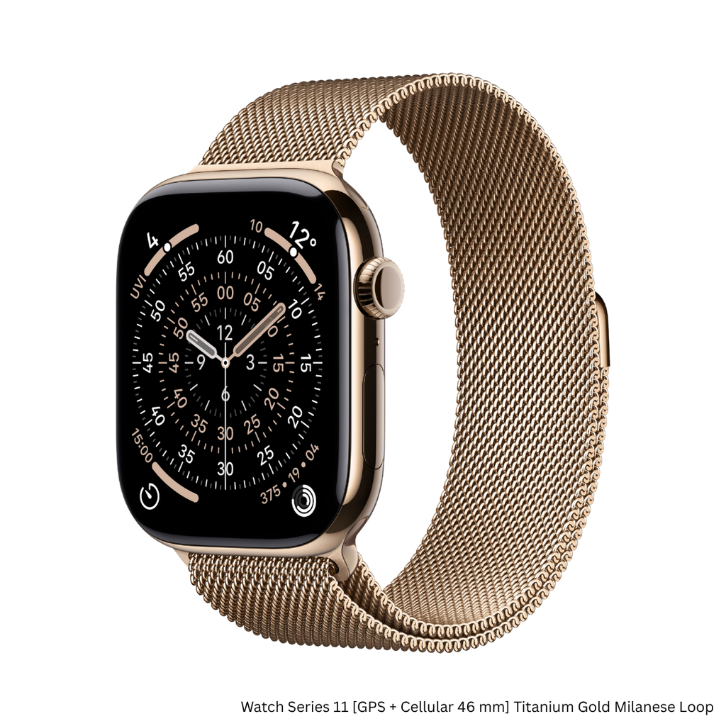 iCare Series 11 Milanese Smartwatch — Gold