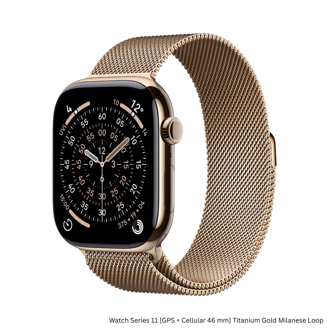 iCare Series 11 Milanese Smartwatch — Gold