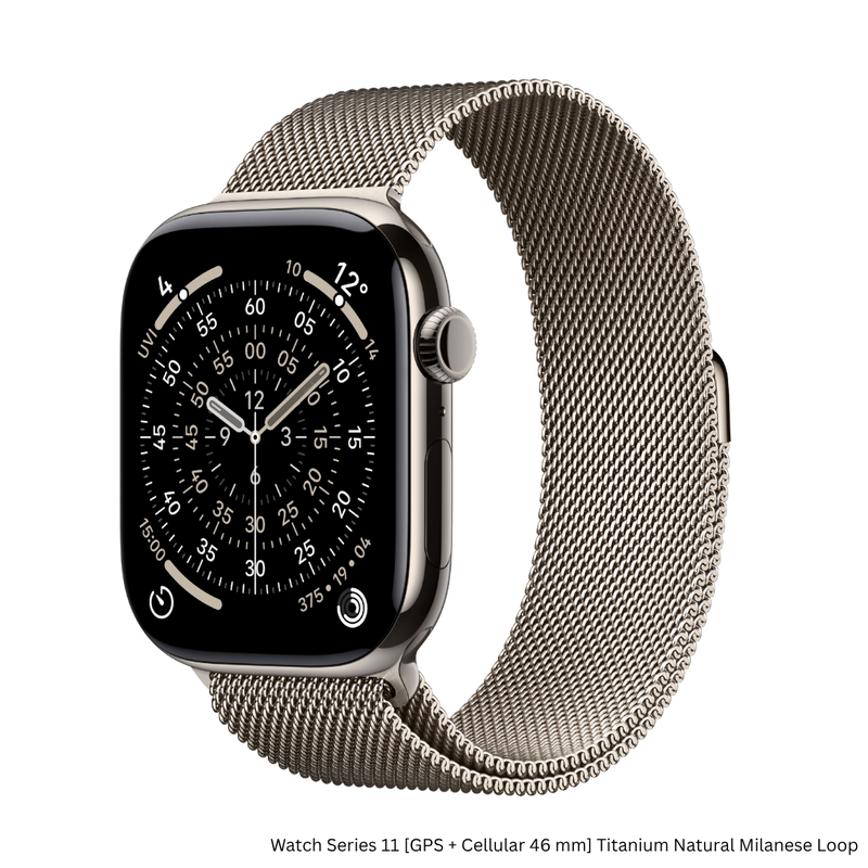 iCare Series 11 Milanese Smartwatch — Natural