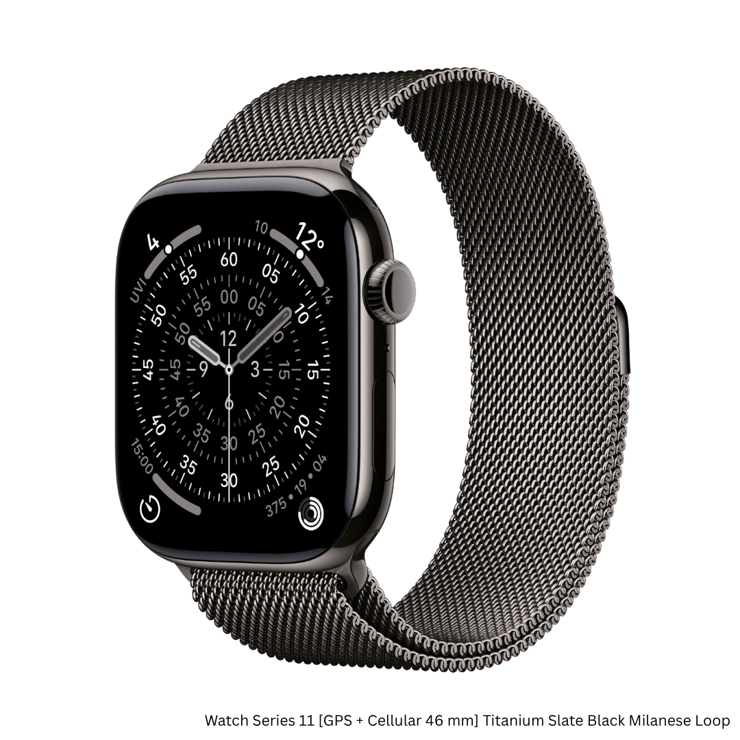 iCare Series 11 Milanese Smartwatch — Slate Black