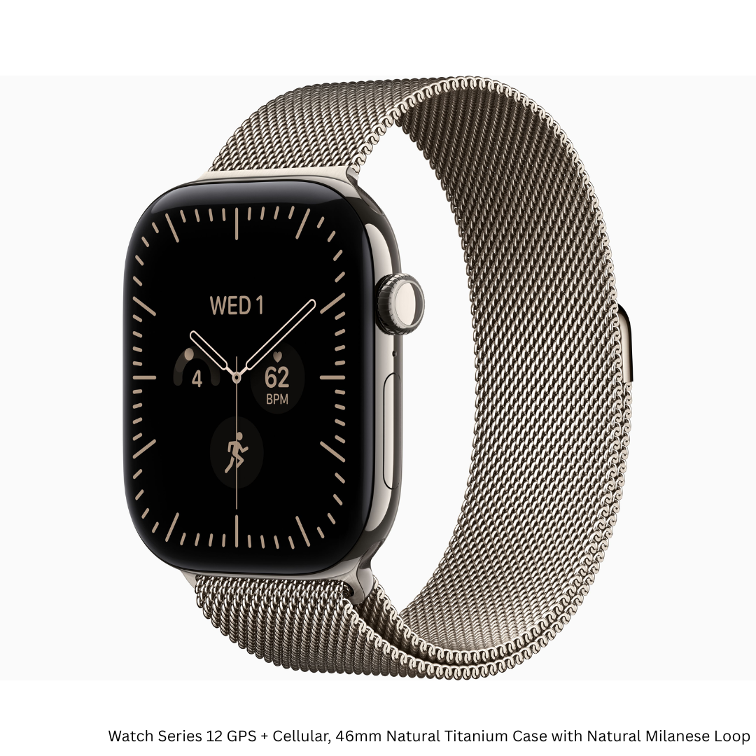 iCare Series 12 Smartwatch — Natural Titanium