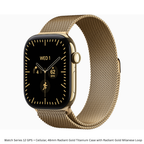 iCare Series 12 Smartwatch — Radiant Gold Titanium