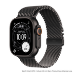 iCare Ultra 3 Smartwatch — Black Milanese Loop