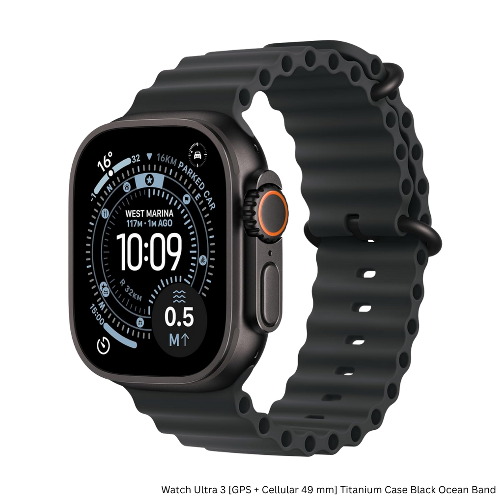 iCare Ultra 3 Smartwatch — Black Ocean Band