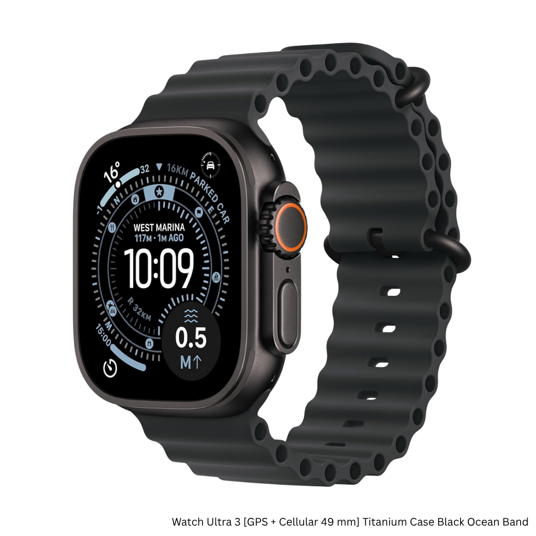 iCare Ultra 3 Smartwatch — Black Ocean Band