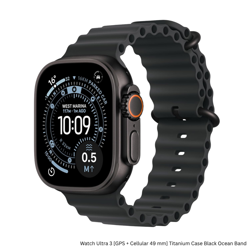 iCare Ultra 3 Smartwatch — Black Ocean Band
