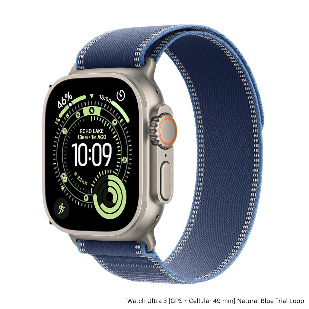 iCare Ultra 3 Smartwatch — Natural Blue Trail Loop