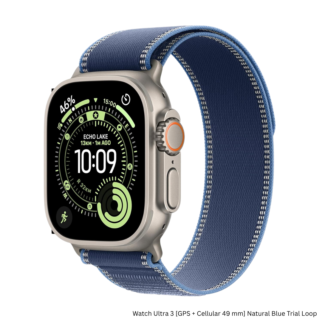 iCare Ultra 3 Smartwatch — Natural Blue Trail Loop